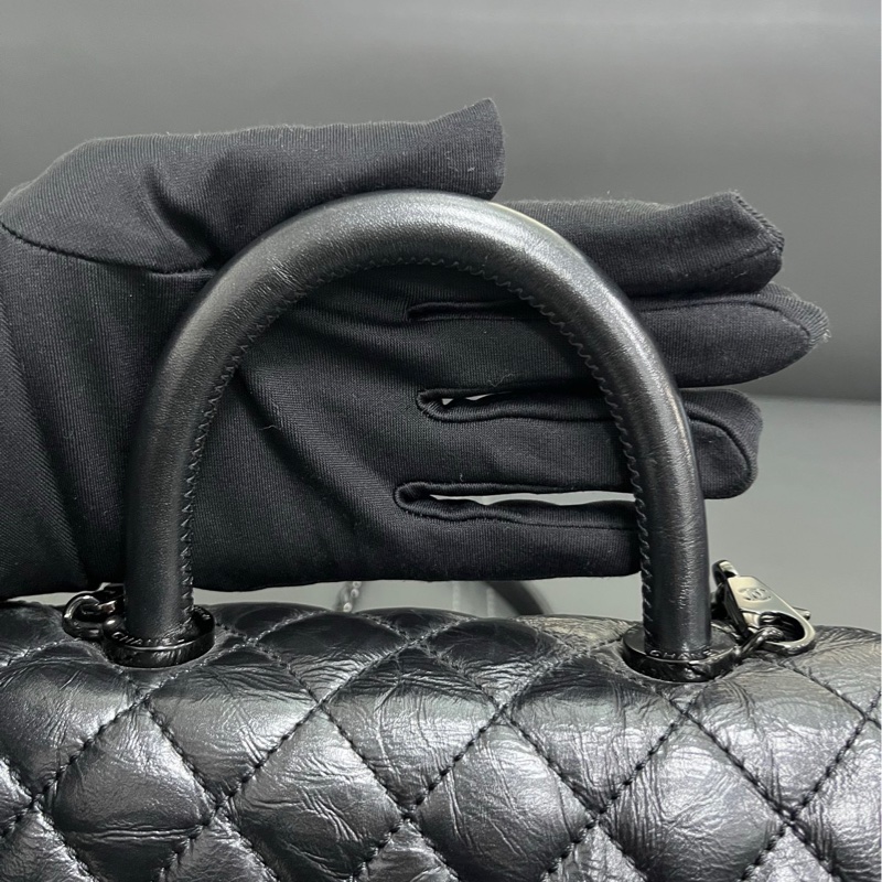 Chanel Coco Handle So Black small 小號-4
