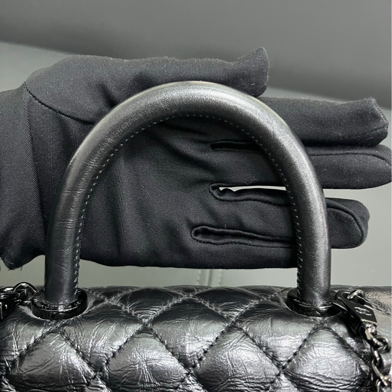 Chanel Coco Handle So Black small 小號-5