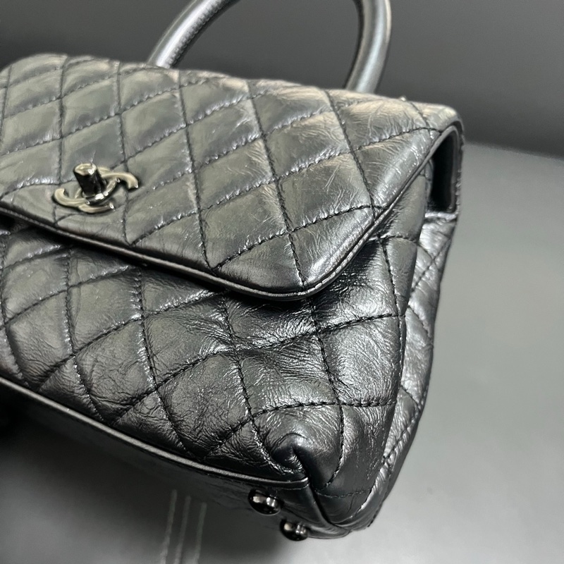 Chanel Coco Handle So Black small 小號-9