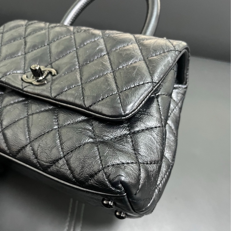 Chanel Coco Handle So Black small 小號-10