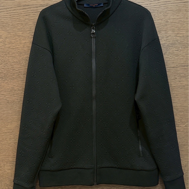 LV 黑色滿版暗紋外套-0