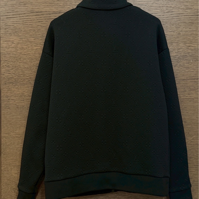 LV 黑色滿版暗紋外套-1