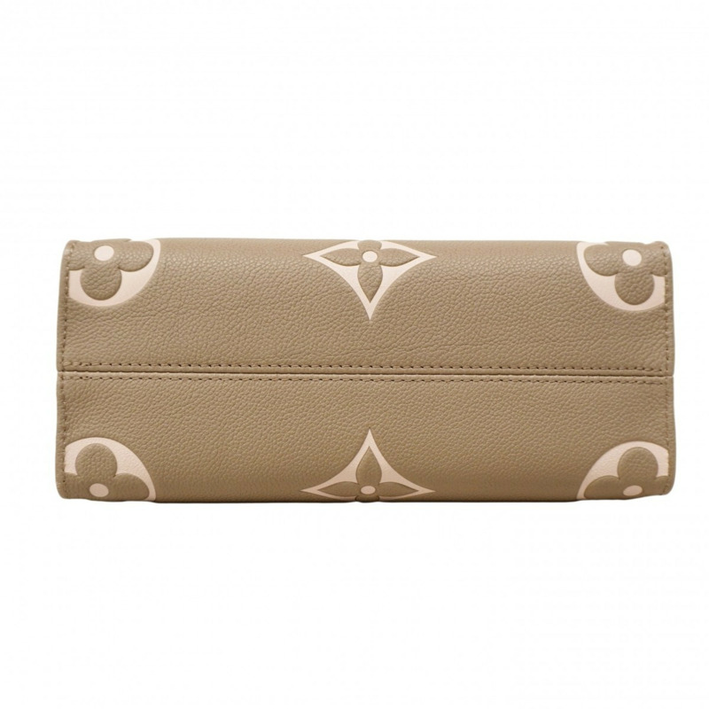路易威登 Monogram Empreinte 雙色 OnTheGo PM 手提包 M45779 Tourtreille Crème 女士兩用包-2