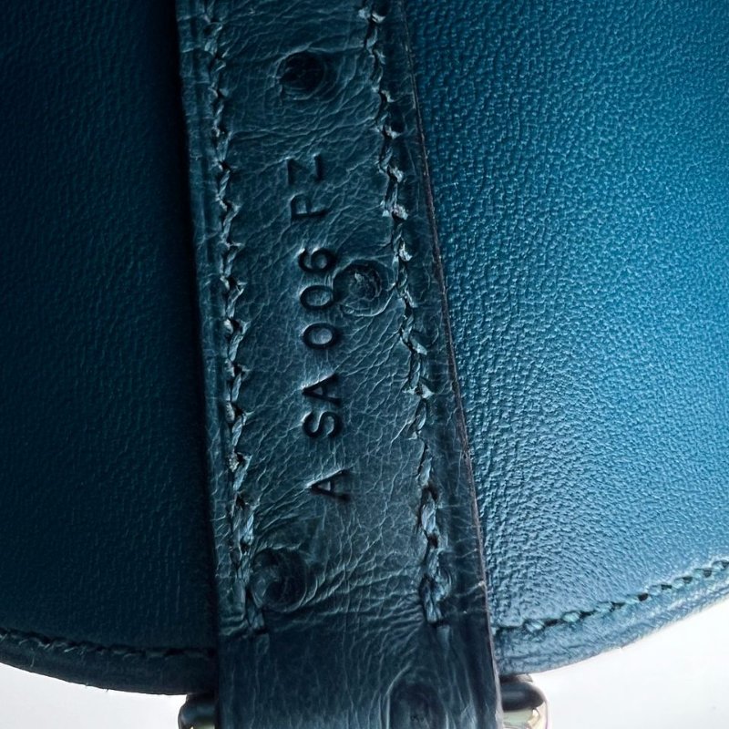 Hermès 珍稀鴕鳥皮手提水桶包-4
