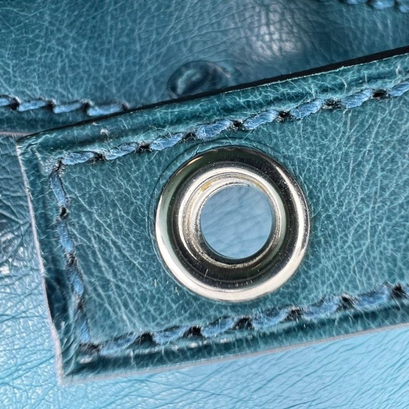 Hermès 珍稀鴕鳥皮手提水桶包-18