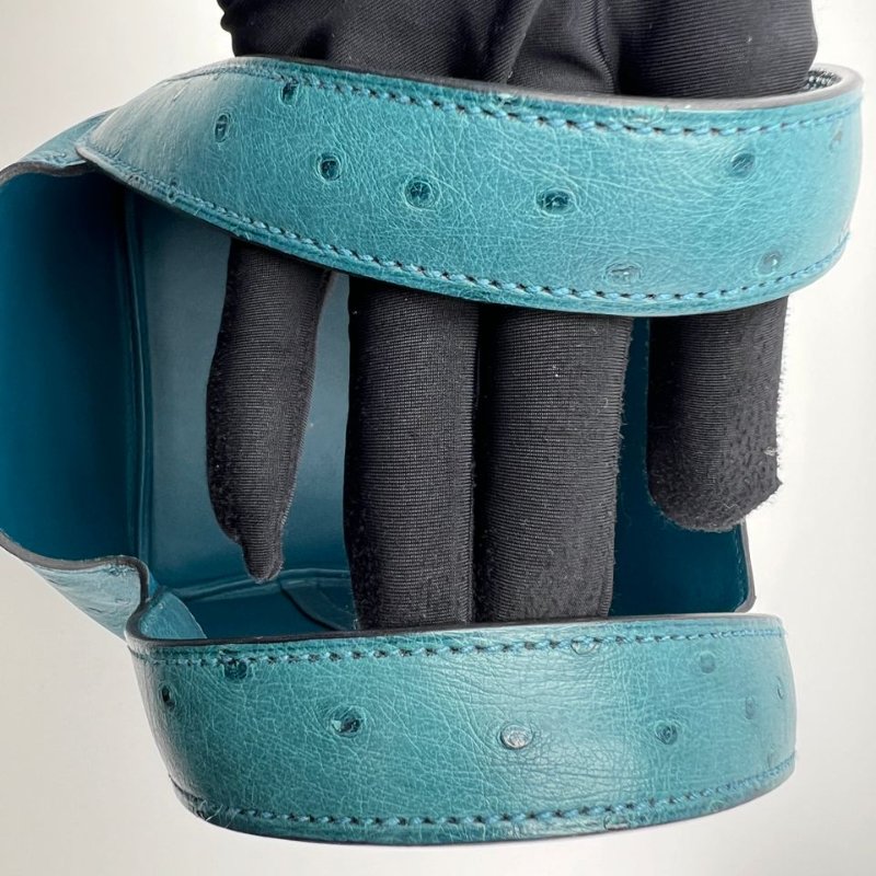 Hermès 珍稀鴕鳥皮手提水桶包-19