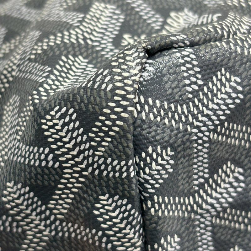 灰色 Goyard帆布 Saint Louis PM 托特包 肩背包【GOYARD 高雅德】 STLOUIPMLTY09CL09P-10