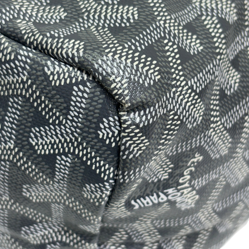 灰色 Goyard帆布 Saint Louis PM 托特包 肩背包【GOYARD 高雅德】 STLOUIPMLTY09CL09P-11
