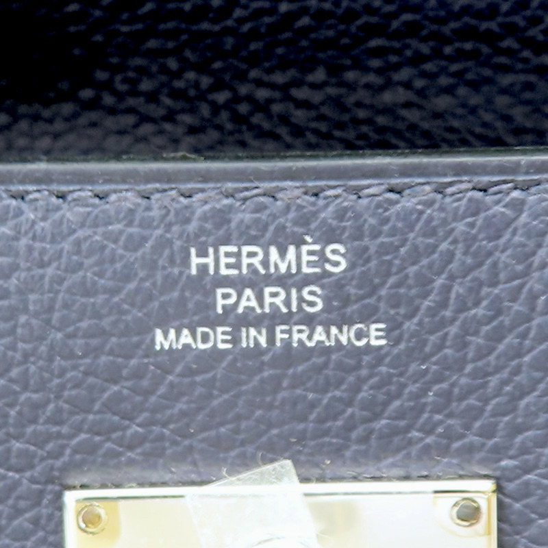 午夜藍 Evercolor牛皮 Kelly To Go Wallet 肩背包 K刻 銀扣【HERMES 愛馬仕】-6