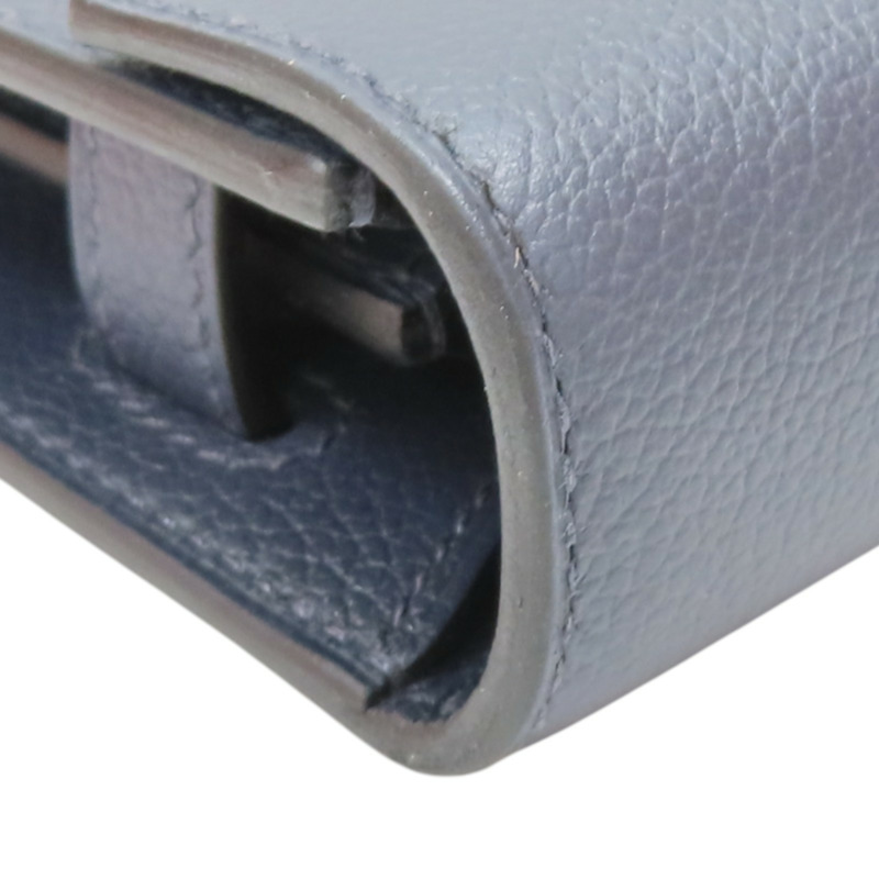 午夜藍 Evercolor牛皮 Kelly To Go Wallet 肩背包 K刻 銀扣【HERMES 愛馬仕】-12