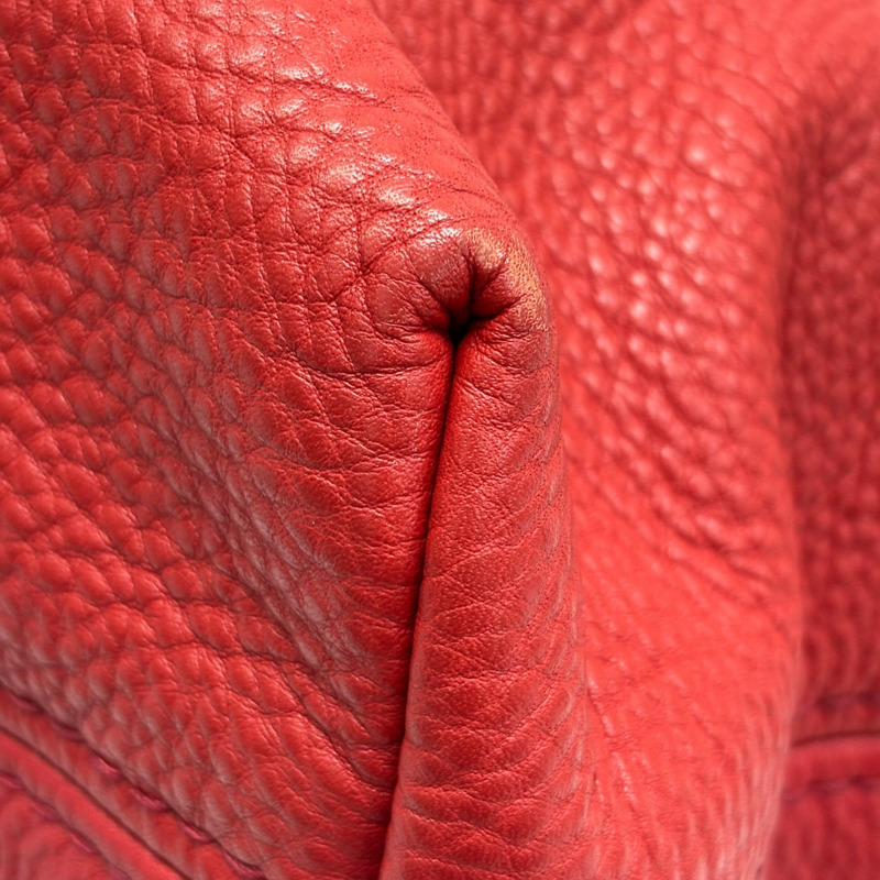 紅色 牛皮 Vitello Phenix Hobo 肩背包【PRADA 普拉達】 BN2097-11