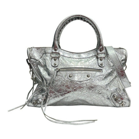 銀色 羊皮 Le City 兩用包【BALENCIAGA 巴黎世家】 797786