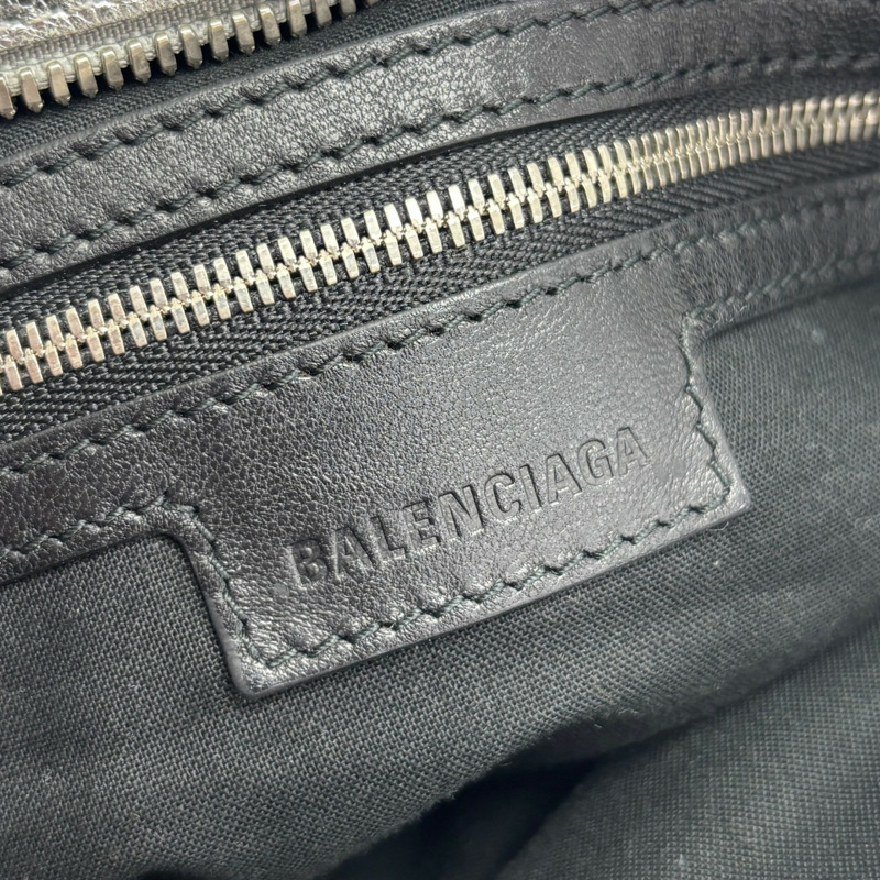 銀色 羊皮 Le City 兩用包【BALENCIAGA 巴黎世家】 797786-5