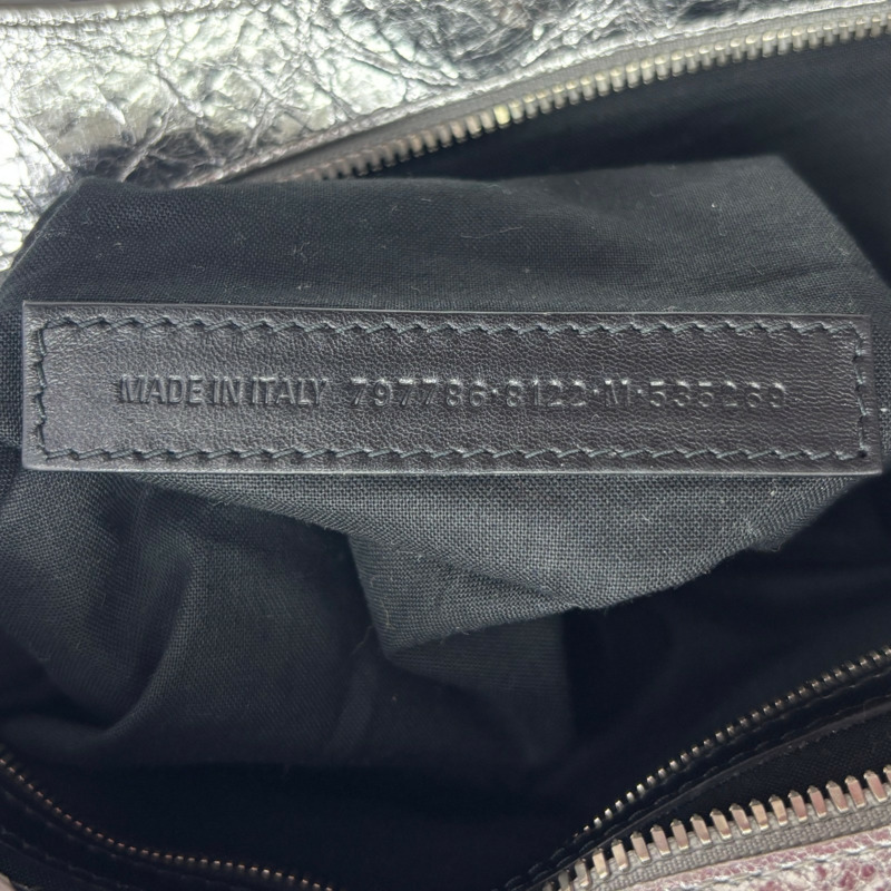 銀色 羊皮 Le City 兩用包【BALENCIAGA 巴黎世家】 797786-6