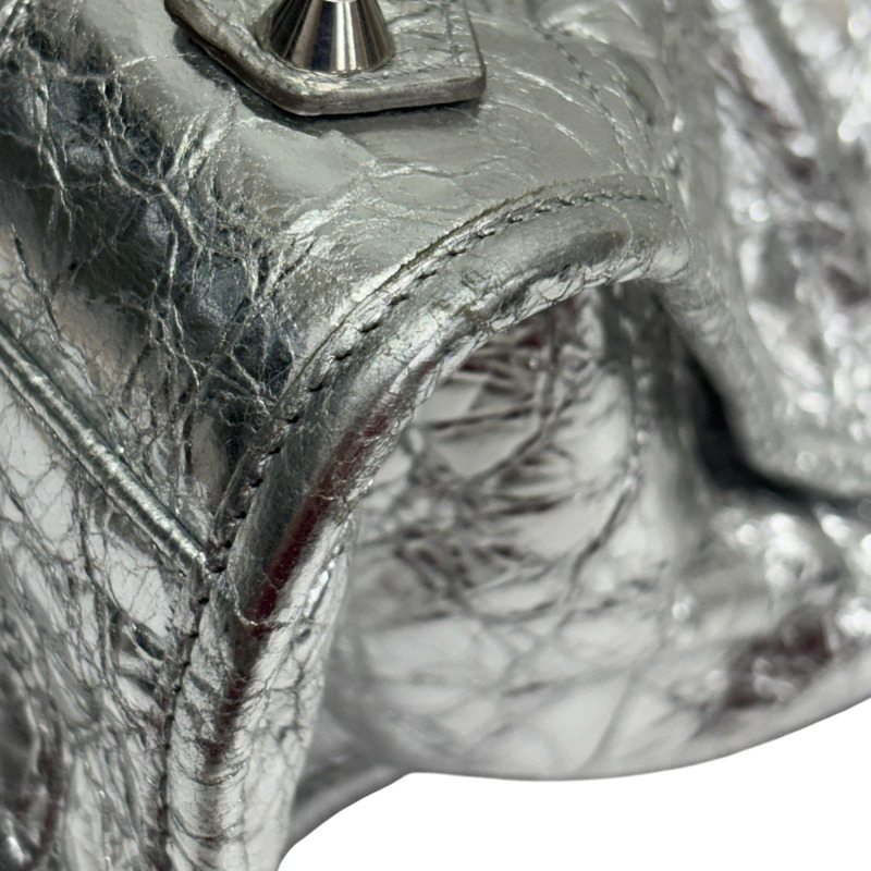 銀色 羊皮 Le City 兩用包【BALENCIAGA 巴黎世家】 797786-8