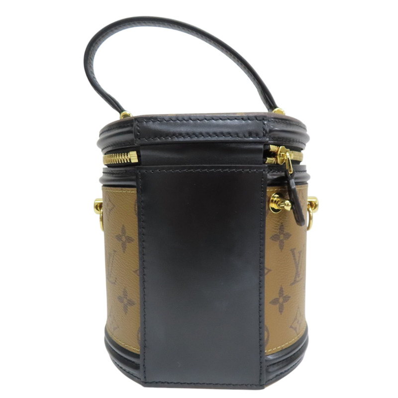 棕色 原花 Reverse 帆布 CANNES 兩用包【LOUIS VUITTON LV 路易威登】 M43986-1