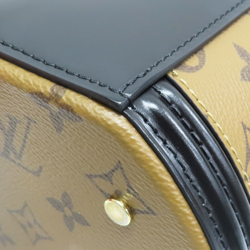 棕色 原花 Reverse 帆布 CANNES 兩用包【LOUIS VUITTON LV 路易威登】 M43986-10