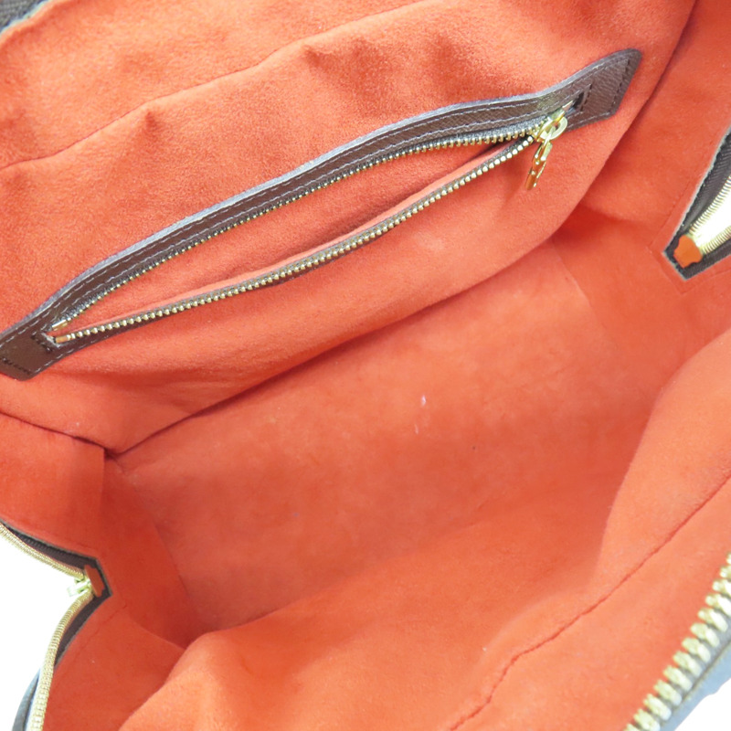 棕色 棋盤格帆布 Triana 手提包【LOUIS VUITTON LV 路易威登】 N51155-4