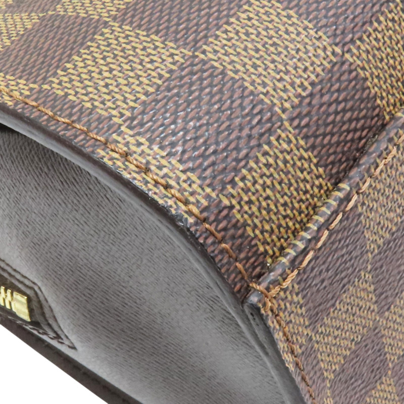 棕色 棋盤格帆布 Triana 手提包【LOUIS VUITTON LV 路易威登】 N51155-8