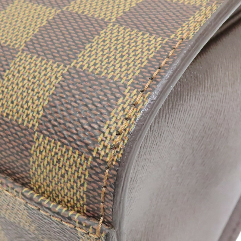 棕色 棋盤格帆布 Triana 手提包【LOUIS VUITTON LV 路易威登】 N51155-9