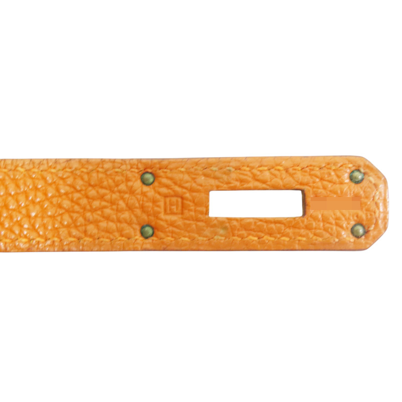 橘色 Clemence牛皮 Kelly 32 凱莉包 兩用包 口H刻 金釦 (無鎖頭)【HERMES 愛馬仕】-7