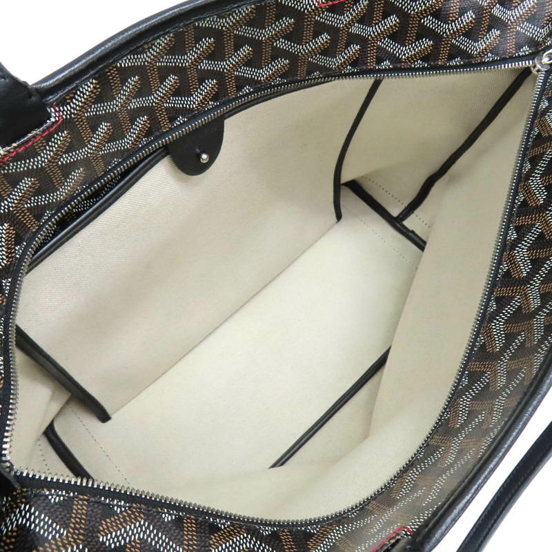 黑色 Goyard 帆布 Artois PM 肩背包【GOYARD 高雅德】 ARTOISPMLTY01CL03P-4