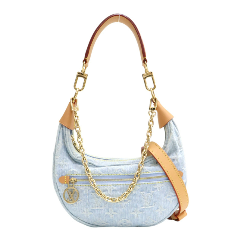 淺藍色 丹寧 By The Pool Loop 流浪包 兩用包【LOUIS VUITTON LV 路易威登】 M24846-0