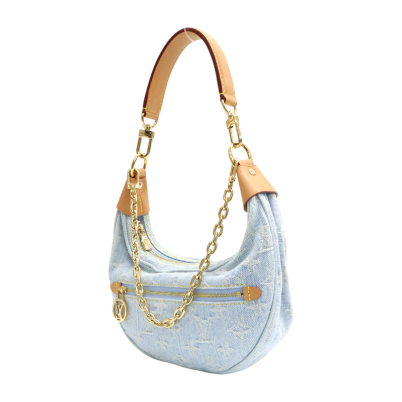 淺藍色 丹寧 By The Pool Loop 流浪包 兩用包【LOUIS VUITTON LV 路易威登】 M24846-2