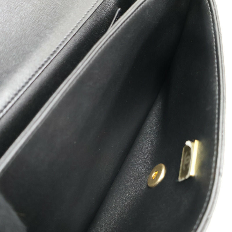 黑色 菱格紋 羊皮 Mini 手提翻蓋包 肩背包【CHANEL 香奈兒】 AS4808-4