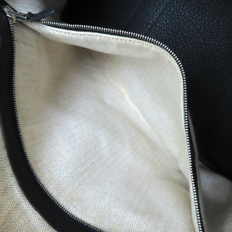 黑色 Togo牛皮 Garden Party 36 手提包 口Q刻 銀扣【HERMES 愛馬仕】 H051568CK-6