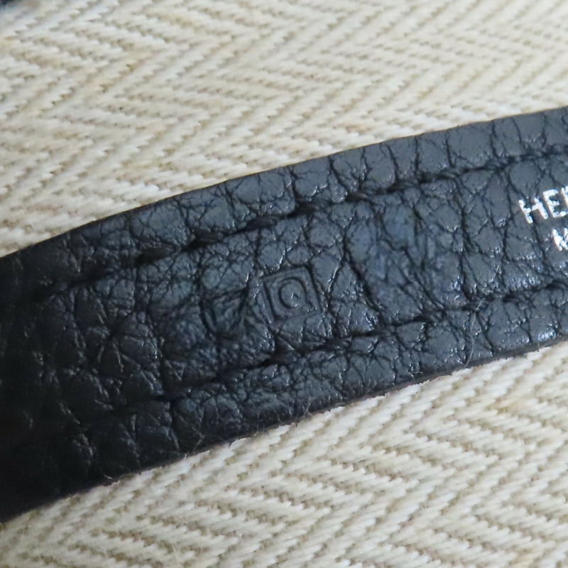黑色 Togo牛皮 Garden Party 36 手提包 口Q刻 銀扣【HERMES 愛馬仕】 H051568CK-8
