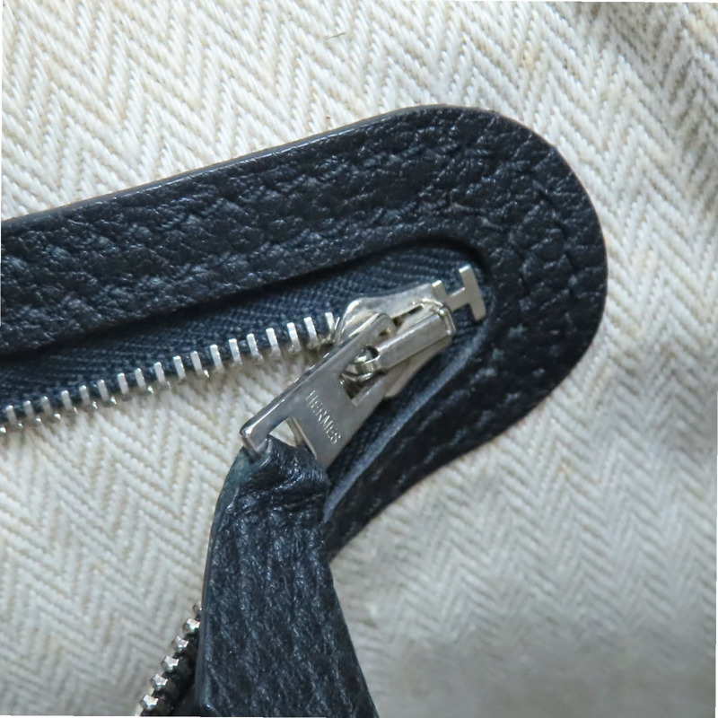 黑色 Togo牛皮 Garden Party 36 手提包 口Q刻 銀扣【HERMES 愛馬仕】 H051568CK-9