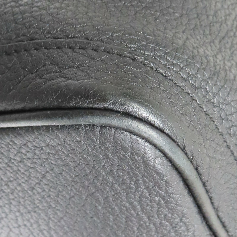 黑色 Togo牛皮 Garden Party 36 手提包 口Q刻 銀扣【HERMES 愛馬仕】 H051568CK-12