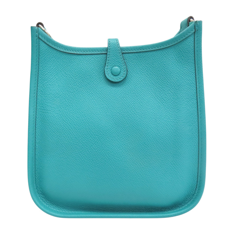 孔雀藍 Clemence牛皮 Evelyne 16 肩背包 A刻【HERMES 愛馬仕】 H069426CC-1