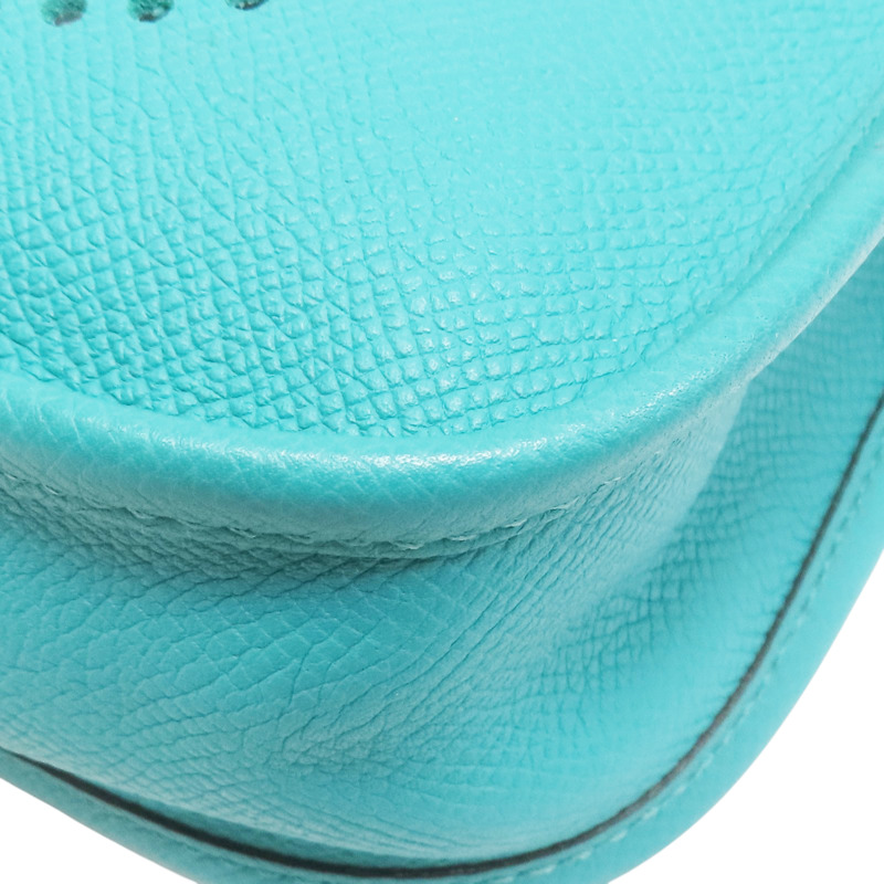 孔雀藍 Clemence牛皮 Evelyne 16 肩背包 A刻【HERMES 愛馬仕】 H069426CC-9