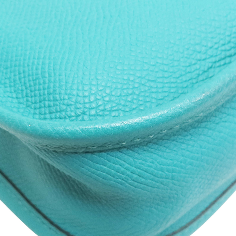 孔雀藍 Clemence牛皮 Evelyne 16 肩背包 A刻【HERMES 愛馬仕】 H069426CC-11