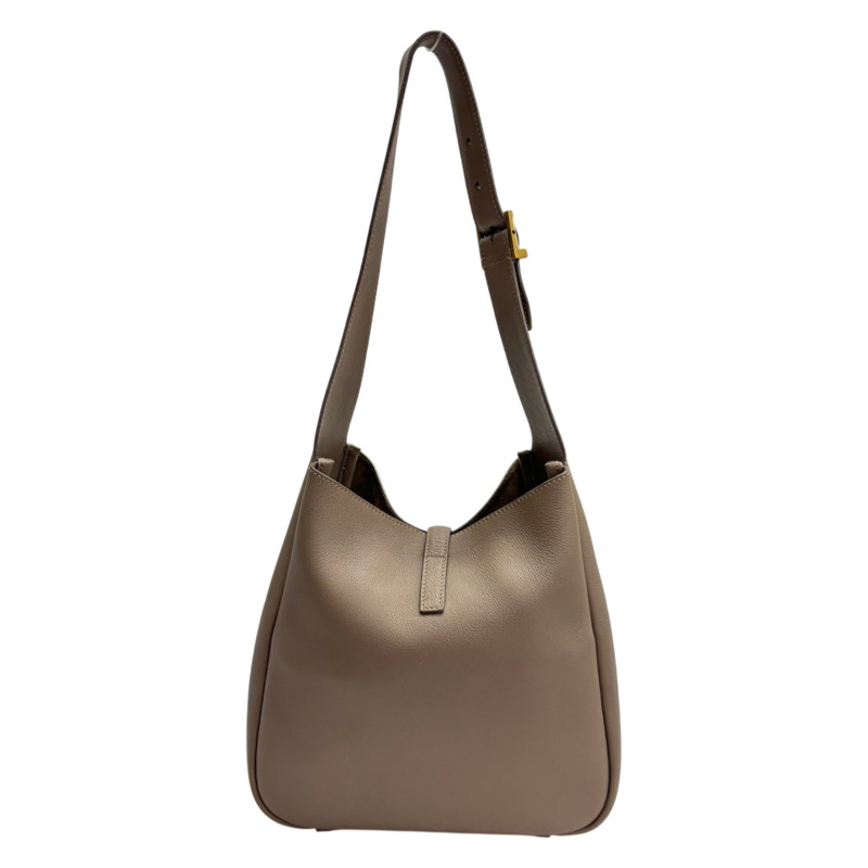 灰色 牛皮 LE 5 A 7 Small 肩背包【SAINT LAURENT YSL 聖羅蘭 】 713938-2