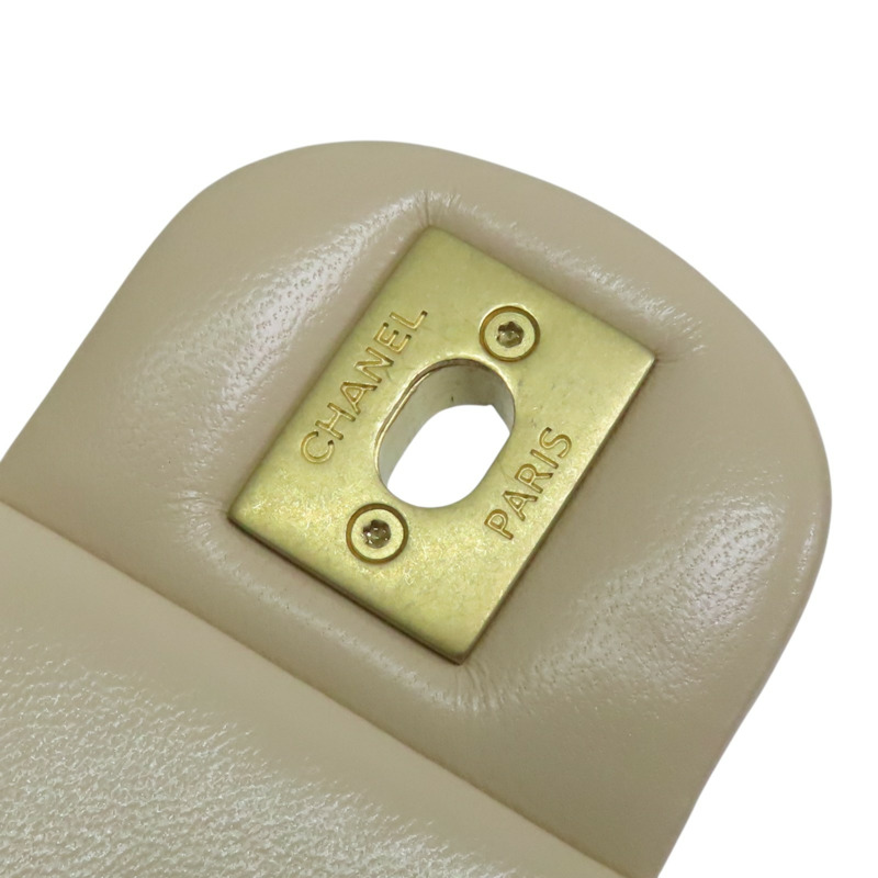 卡其色 菱格紋 羊皮 Sweet Heart Chain Flap 肩背包【CHANEL 香奈兒】 AS3829-11