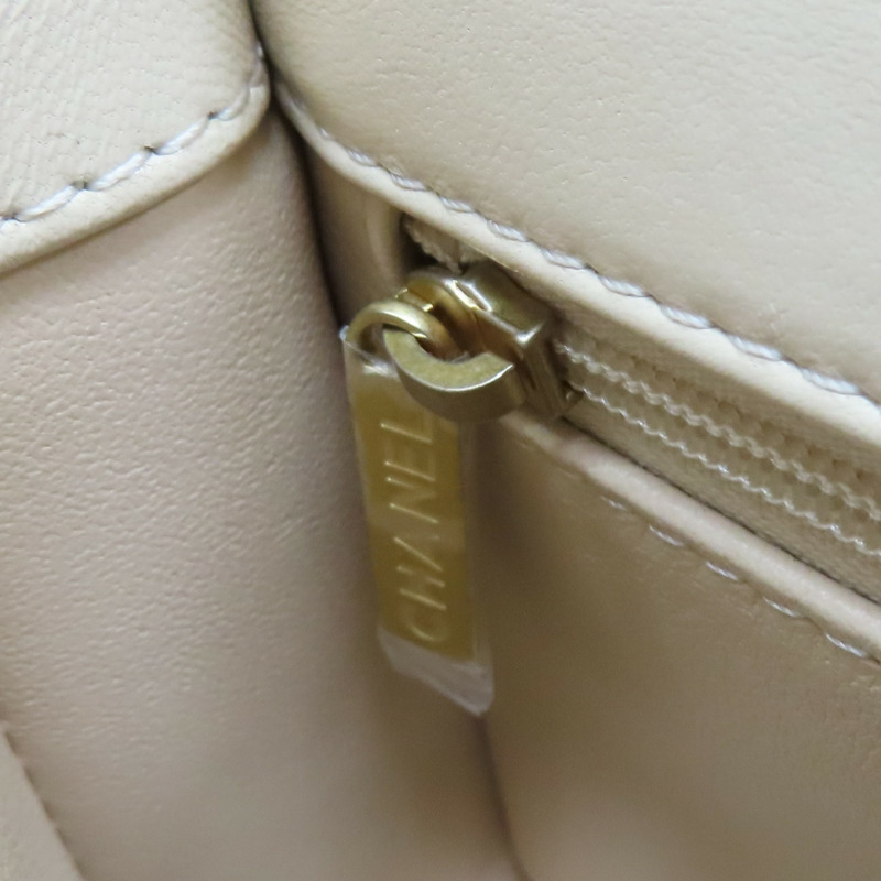 卡其色 菱格紋 羊皮 Sweet Heart Chain Flap 肩背包【CHANEL 香奈兒】 AS3829-13