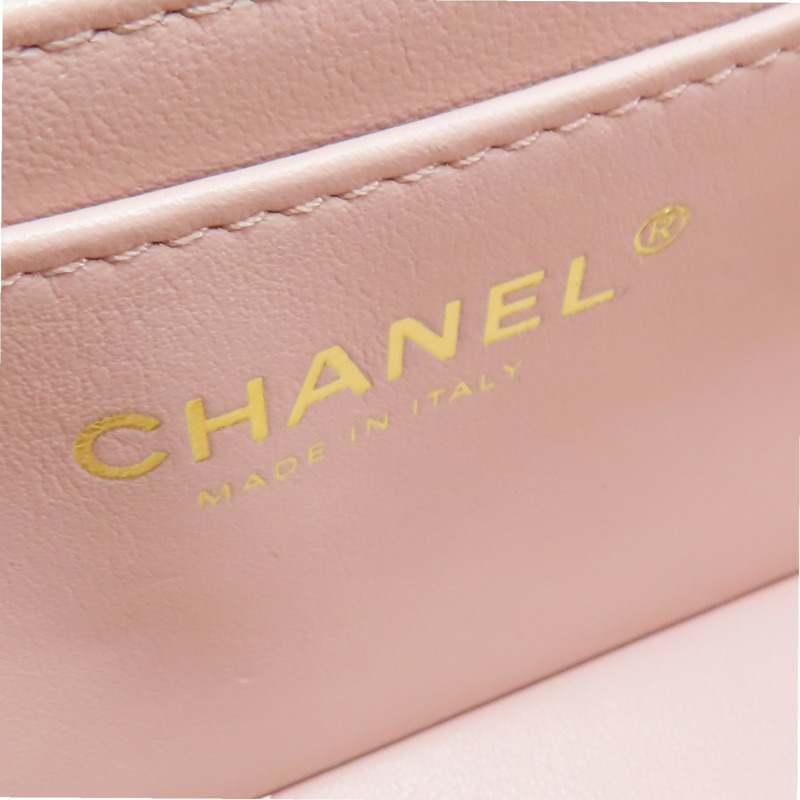 粉色 菱格紋 羊皮 Sweet Camellia Flap 肩背包【CHANEL 香奈兒】 AS4041-7