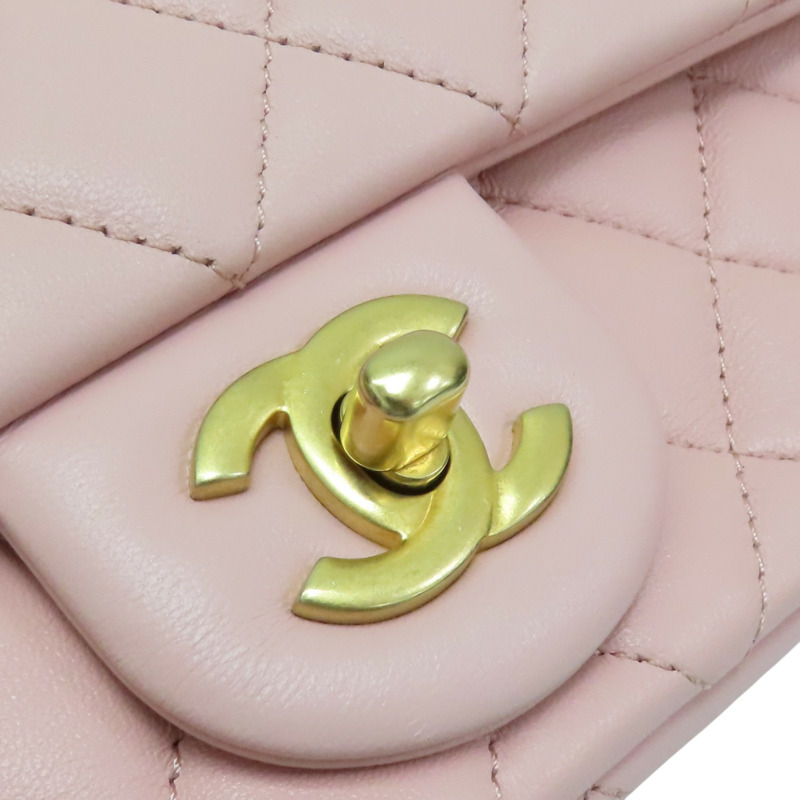 粉色 菱格紋 羊皮 Sweet Camellia Flap 肩背包【CHANEL 香奈兒】 AS4041-9