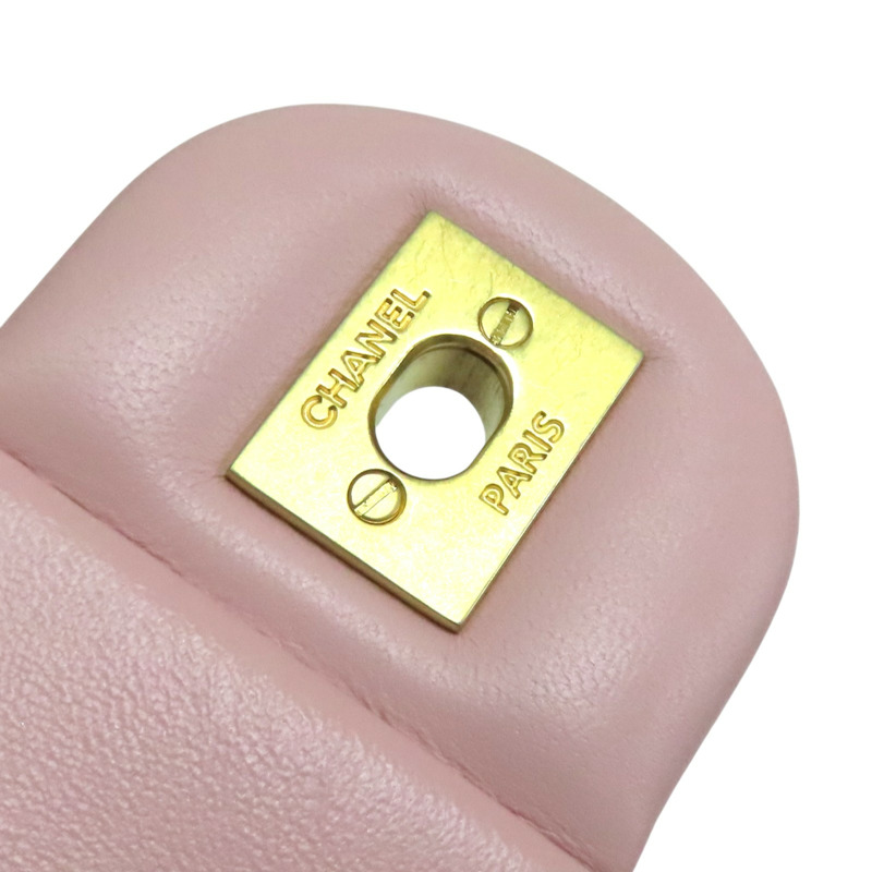 粉色 菱格紋 羊皮 Sweet Camellia Flap 肩背包【CHANEL 香奈兒】 AS4041-10