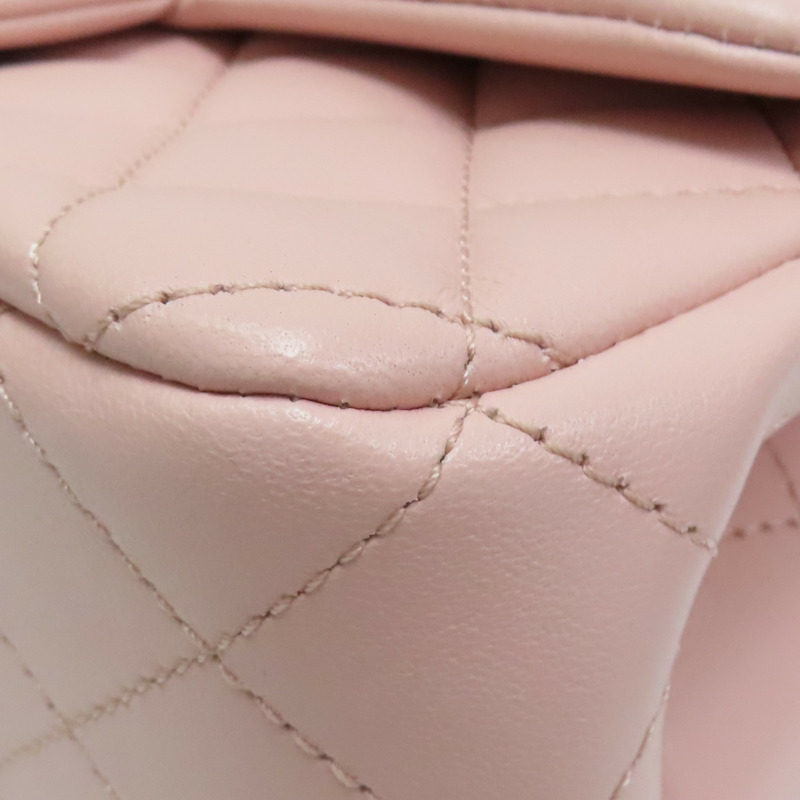粉色 菱格紋 羊皮 Sweet Camellia Flap 肩背包【CHANEL 香奈兒】 AS4041-14