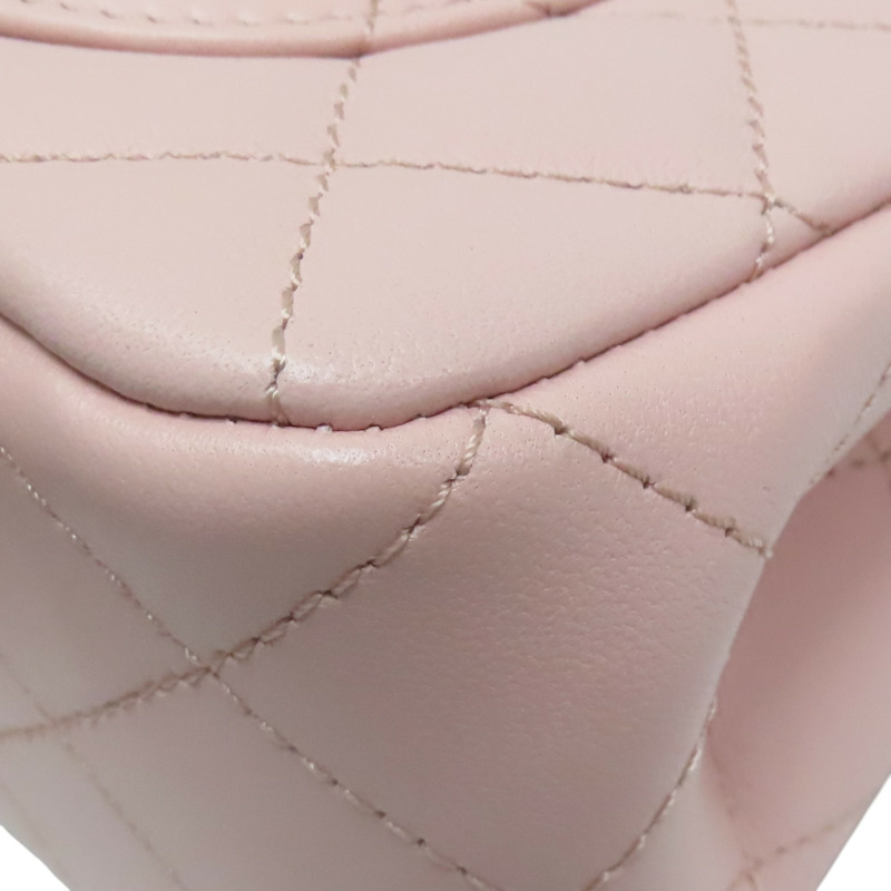 粉色 菱格紋 羊皮 Sweet Camellia Flap 肩背包【CHANEL 香奈兒】 AS4041-16