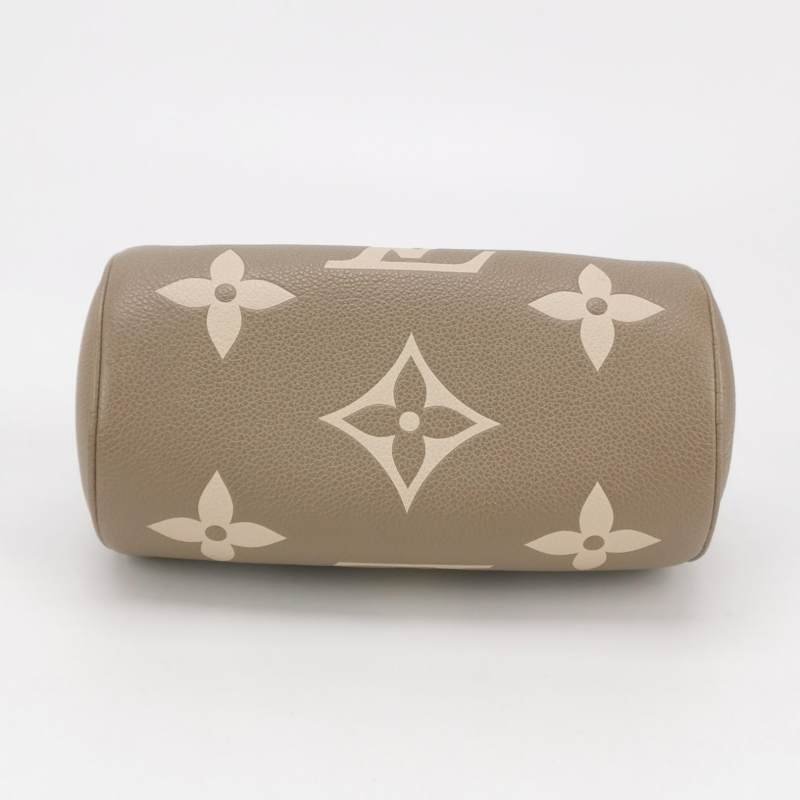 Louis Vuitton (LV) Papillon巴比龍BB牛皮壓花老花斜背包子母包單肩包晶片款-5