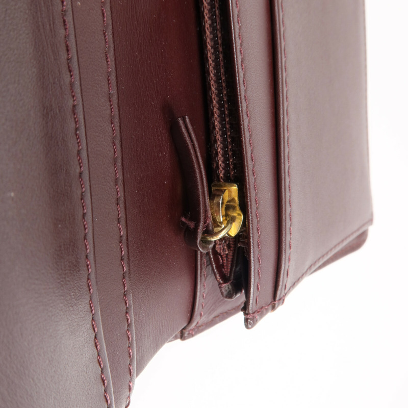 CHANEL 牛皮皮革Long Wallet金扣長錢包-8