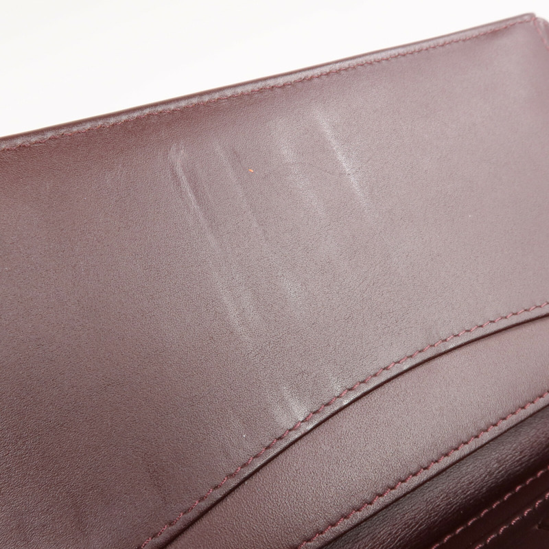 CHANEL 牛皮皮革Long Wallet金扣長錢包-9