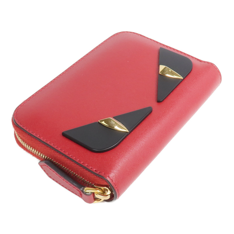 FENDI 牛皮皮革Coin/Card Case金扣零錢包/卡片套-3