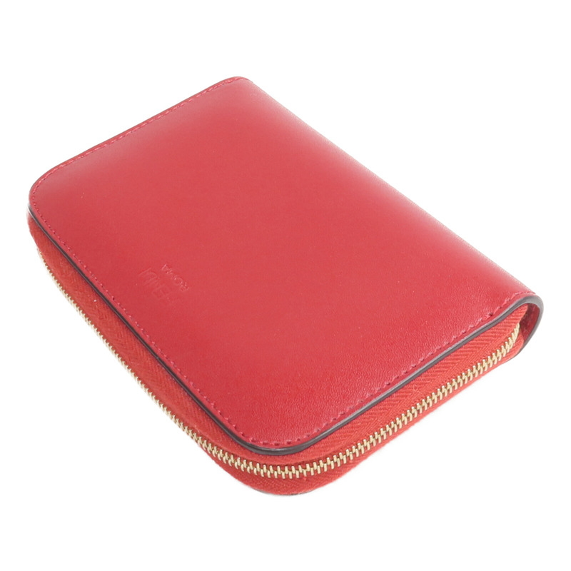 FENDI 牛皮皮革Coin/Card Case金扣零錢包/卡片套-4