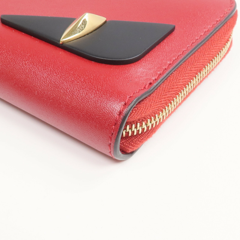 FENDI 牛皮皮革Coin/Card Case金扣零錢包/卡片套-6